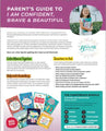 I Am Confident, Brave & Beautiful: A Coloring Book for Girls-Parent guide-Free gift